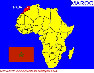 La situation géographique du Maroc