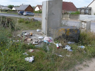 Visiblement les touristes ont oubli� quil y avait des poubelles