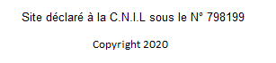 Copyright, information Copyright, information