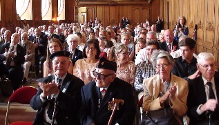 Une salle des Gardes très remplie pour cette évocation de la Libération Une salle des Gardes très remplie pour cette évocation de la Libération