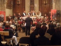 Les hommes du feu en concert à Clugnat