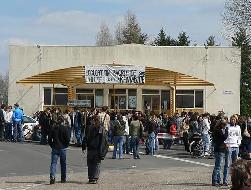 Manifestation d'étudiants à Poitiers