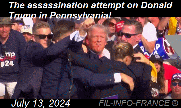 The assassination attempt on Donald Trump in Pennsylvania, july 13, 2024 